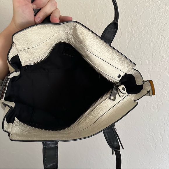 Coach Rare Color Block Swagger 27 Pebble Leather Chain Strap bag - Picture 4 of 13